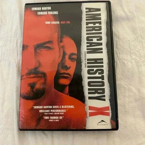 American History X - DVD - Edward Norton - Edward Furlong - 1998 - 1h 59min -BS2